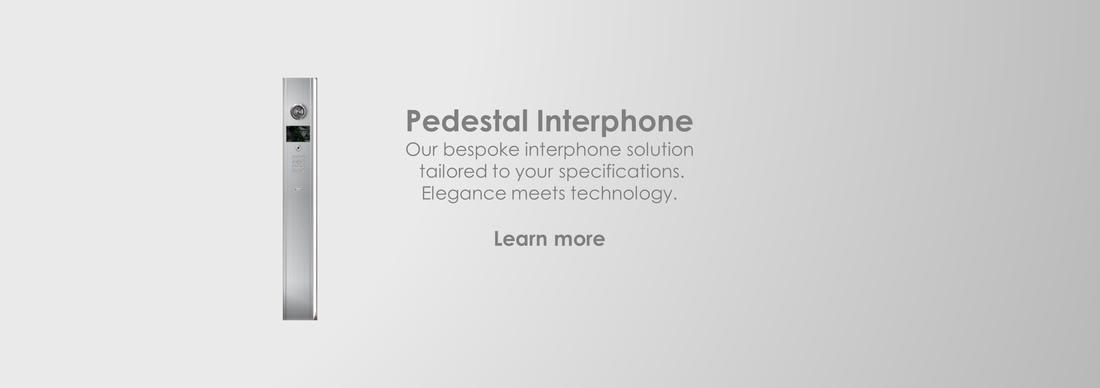 Pedestal Interphone: Residential building intercom: Bungalows | Mansions | Office | Buildings | Apartments | Singapore